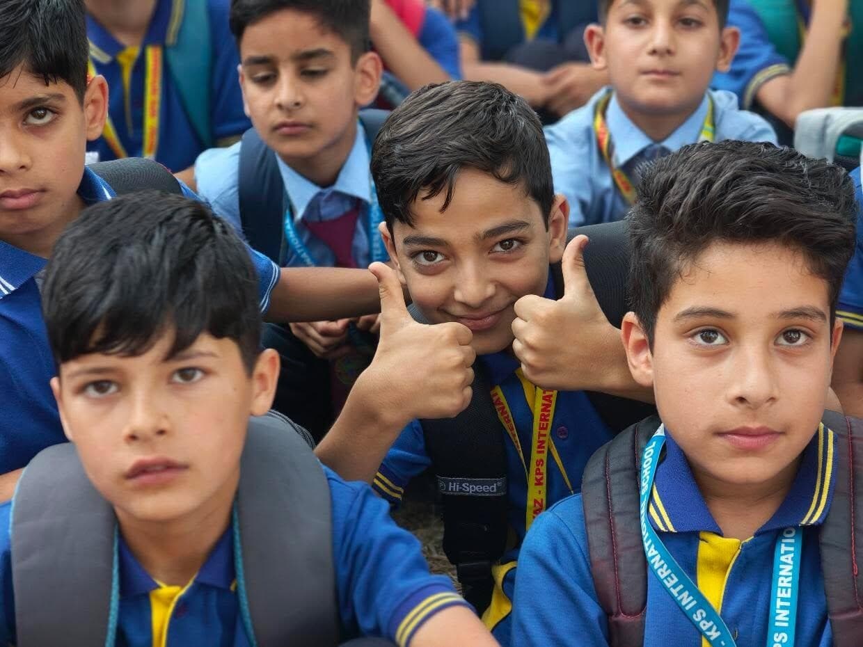 Fayaz-KPS students all smiles on a school trip